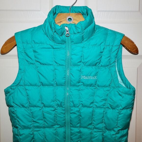 Marmot Girls Duck Down Filled Puff Vest Size M - Picture 2 of 13